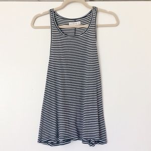 [SOLD] Navy & White Stripe Tank Top